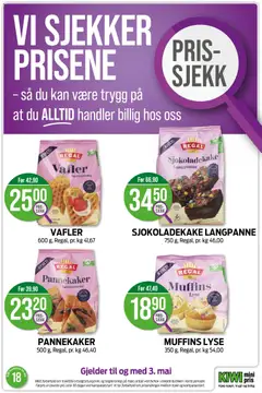 Forhåndsvisning av Kiwi kundeavis gyldig fra 27.04.2026 | Side: 30 | Produkter: Kiwi, Крахмал, Tort, Skrue