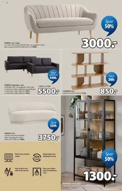 Forhåndsvisning av JYSK kundeavis gyldig fra 27.04.2026 | Side: 12 | Produkter: Reol, Vitrineskap, Sofa