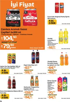 16.04.2026 tarihinden itibaren geçerli olan Migros kataloğu önizlemesi | Sayfa: 72 | Ürünler: Kutu, Kayısı, Karpuz, Fanta