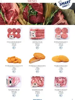Metro katalog Smart Chef - pregled Metro kataloga - važi od 24.03.2026 | Strana: 7 | Proizvode: Jagnjeće meso, Pileći file, Svinjsko meso, Svinjski vrat