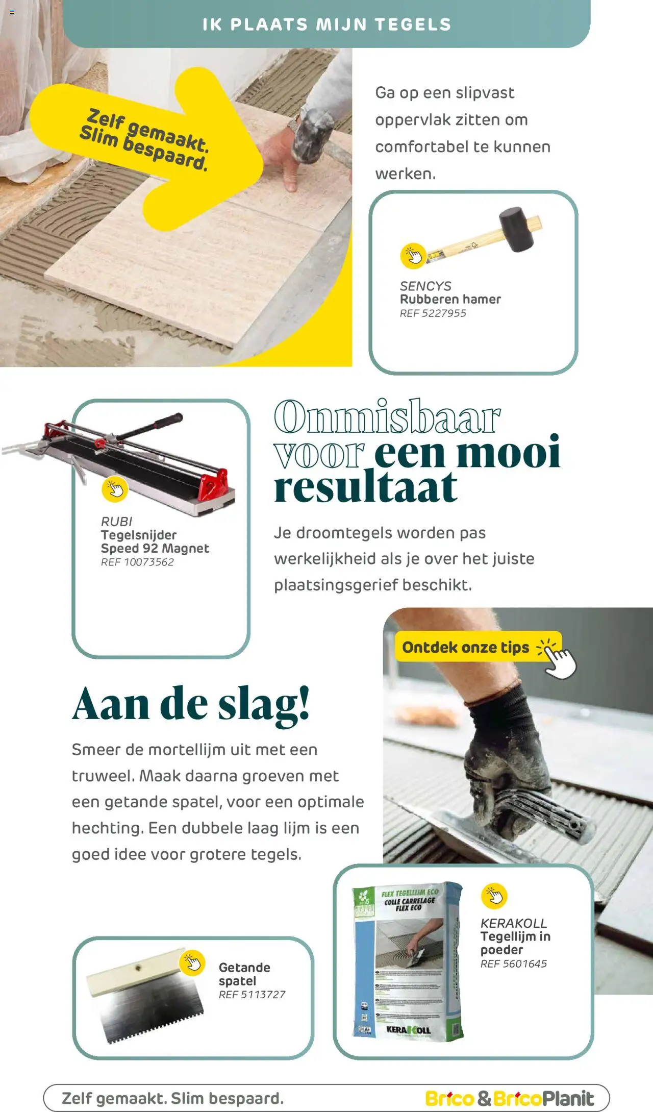 {H1} | Pagina: 65 | Producten: Poeder, Lijm, Hamer