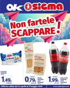 Anteprima del volantino SIGMA volantino OK valido a partire dal 21.04.2026