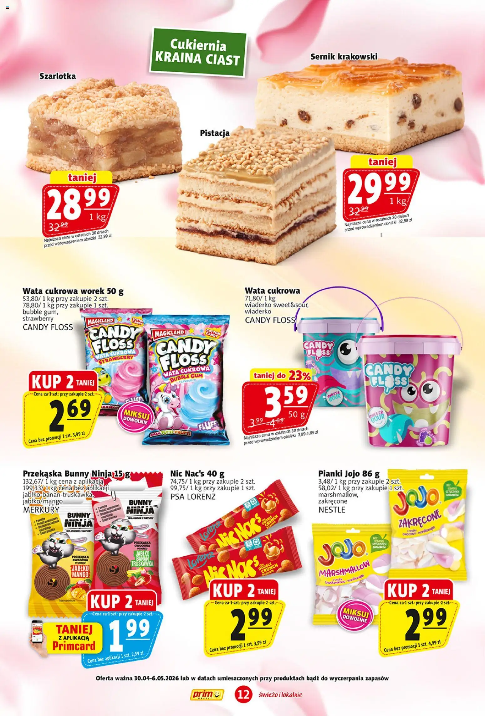 Prim Market gazetka od 30.04.2026 | Strona: 12 | Produkty: Mango, Pianki, Banan