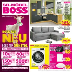 SB Möbel Boss - „Aktuelle Angebote bei MÖBEL-BOSS“ ab 24.04.2026 gültig