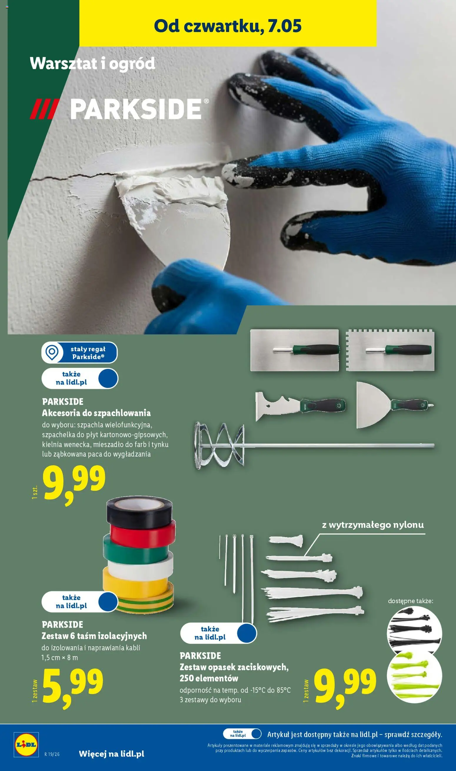 Lidl Polsko katalog od 04.05.2026 | Strana: 48 | Produkty: Parkside, Opasek, Regál