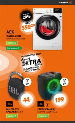 Expert folder - Voorbeeld van een folder van Expert, geldig van 27.04.2026 | Pagina: 11 | Producten: Kom, Speaker, Wasmachine, Bluetooth