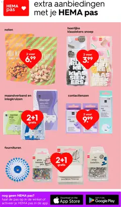 Hema folder / publicité - Voorbeeld van een folder van Hema, geldig van 27.04.2026 | Pagina: 37 | Producten: Noten, Panty, Füstölt oldalas, Snoep