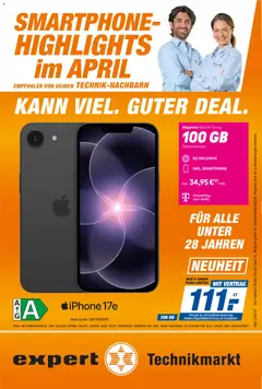 Expert Smarthphone Highlights im April ab 01.04.2026 gültig