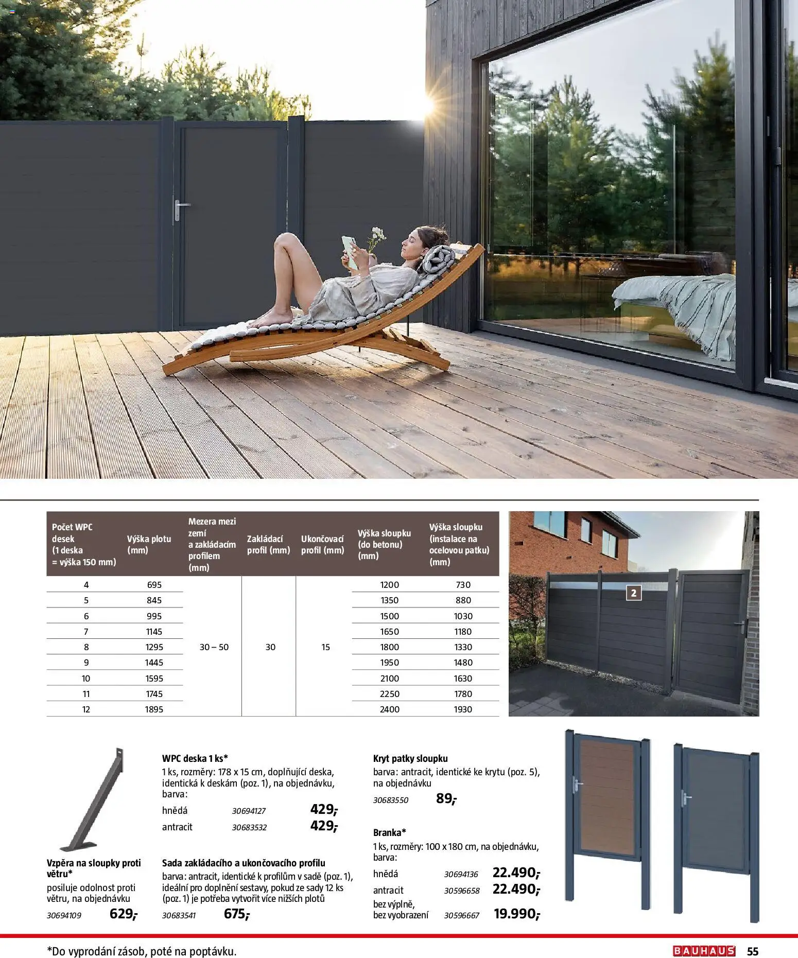 Bauhaus katalog Ploty a zahradní domky od 11.03.2026 | Strana: 55