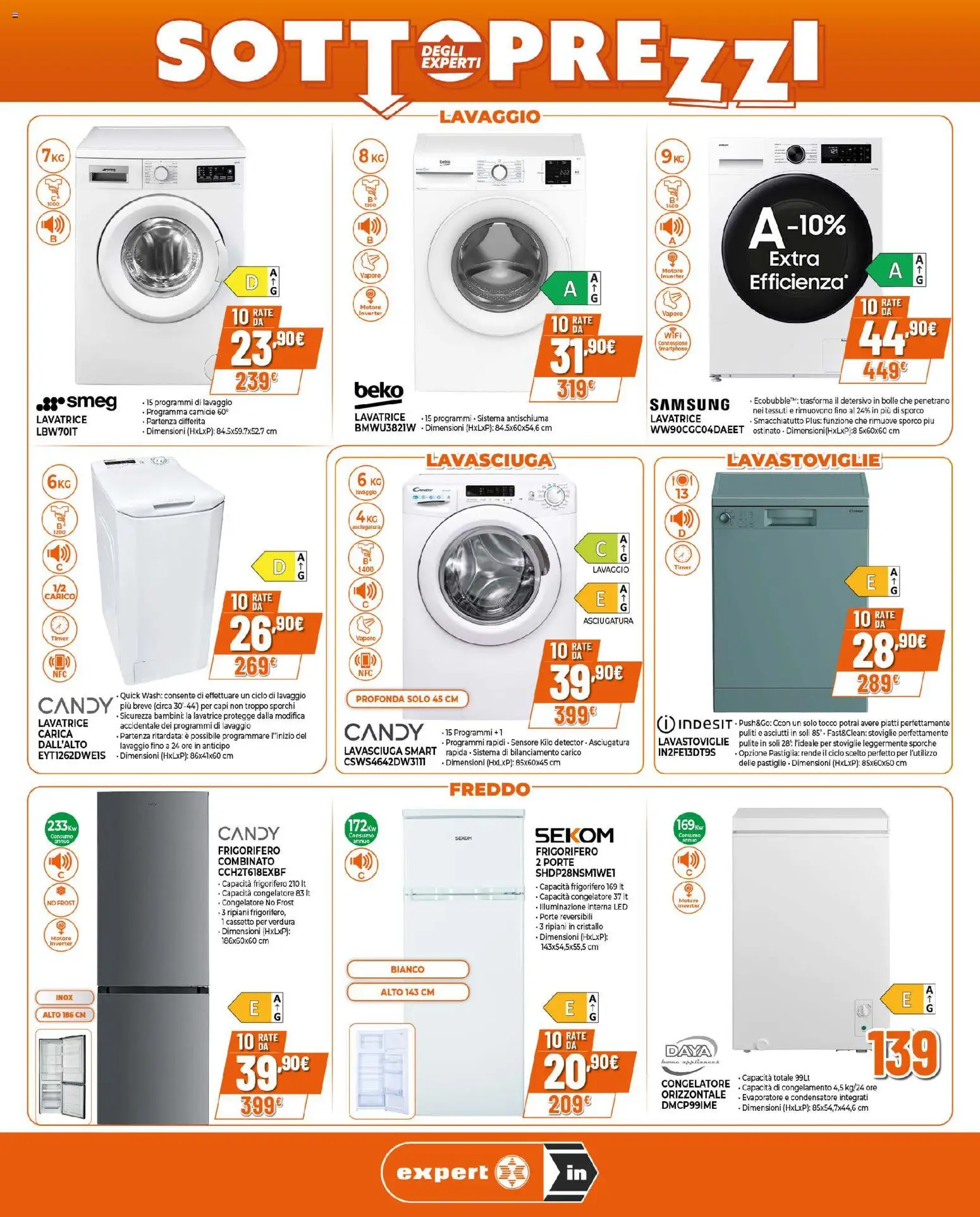 Volantino Ipercoop del 12.03.2026 | Pagina: 2 | Prodotti: Lavasciuga, Lavastoviglie, Smartphone, Frigorifero combinato