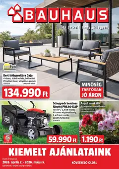 Bauhaus akciós újság - amely érvényes a következő dátumtól: 02.04.2026