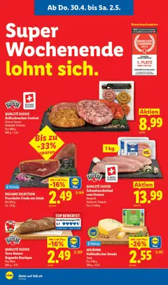 Lidl aktionen ab 30.04.2026 gültig | Seite: 2 | Produkte: Gouda, Baguette, Top