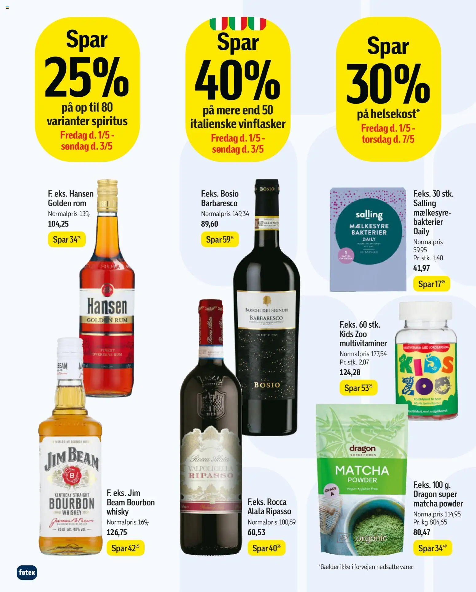 Føtex tilbudsavis – gyldig fra 01.05.2026 | Side: 10 | Produkter: Bourbon, Whisky, Rom