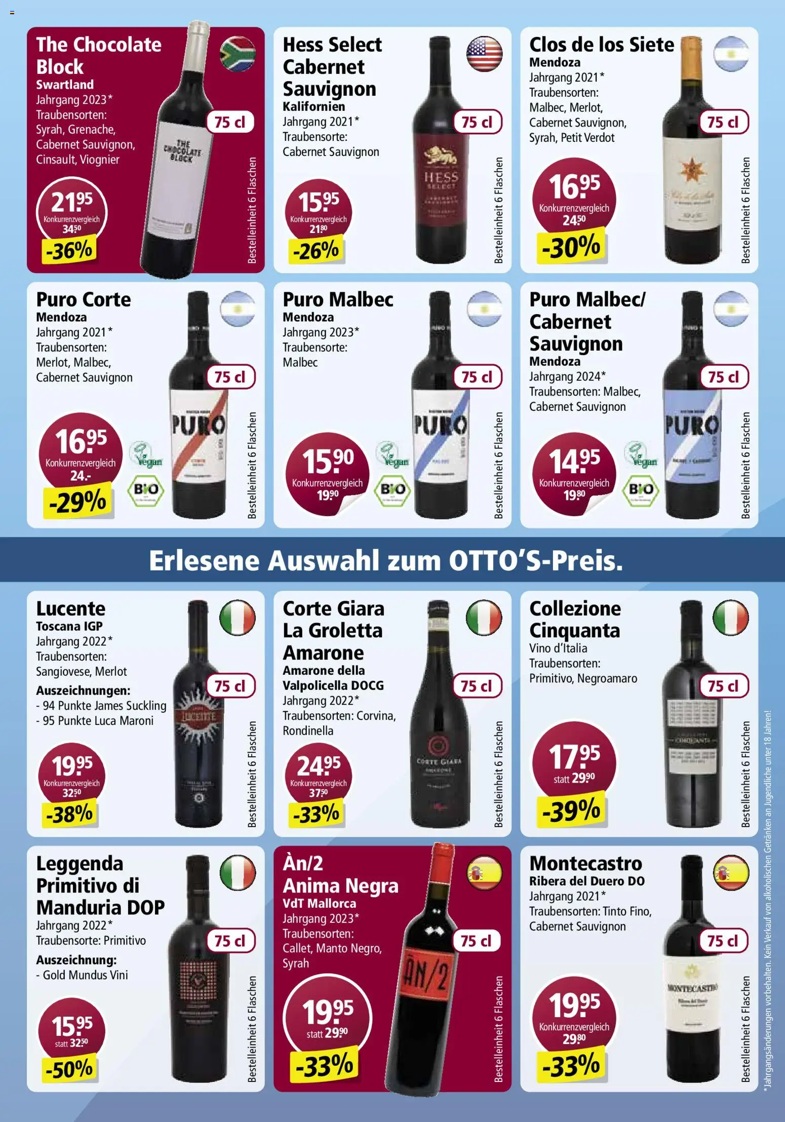 Otto's aktionen Online – gültig ab 09.03.2026 | Seite: 12 | Produkte: Merlot