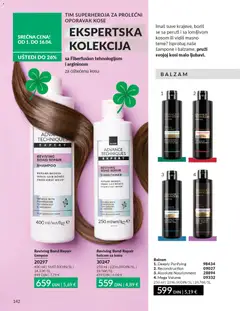 Reviving Bond Repair balzam za kosu, Reviving Bond Repair conditioner with Fiberfusion technology & arginine for damaged hair - pregled AVON kataloga - važi od 01.04.2026 | Strana: 142