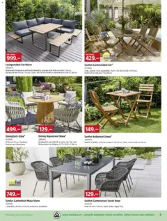 Bauhaus aktionen ab 27.04.2026 gültig | Seite: 3 | Produkte: Tisch, Stuhl, Ecksofa