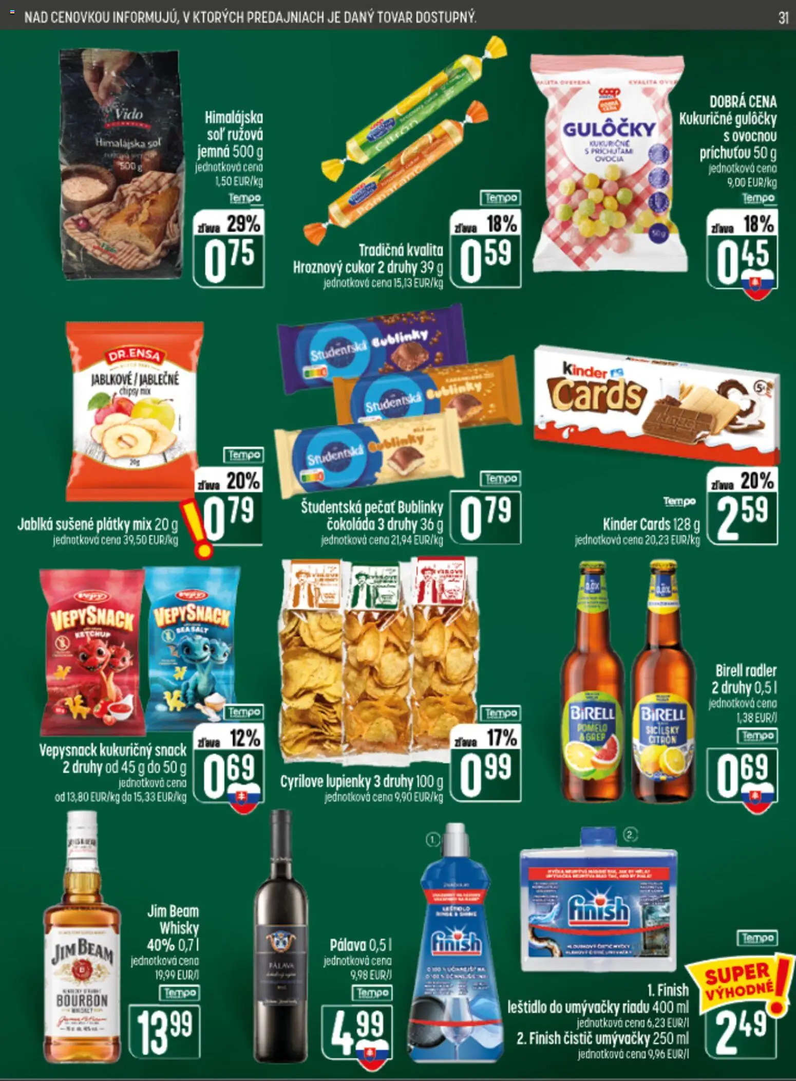 Nové COOP Jednota akcie – leták je platný od 10.09.2026 | Strana: 31