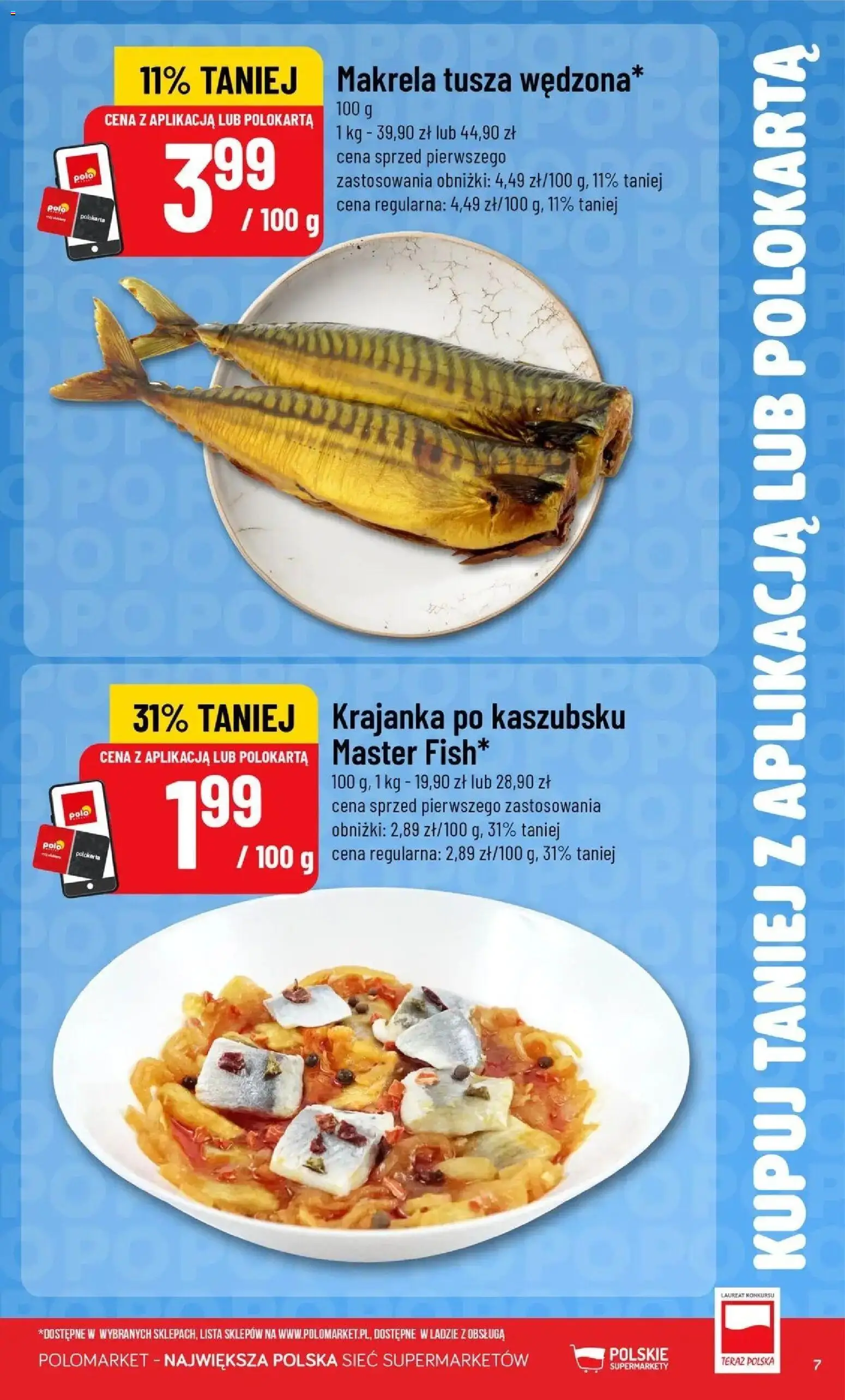 Nowa POLOmarket gazetka od jutra 09.09.2026 | Strona: 7 | Produkty: Makrela
