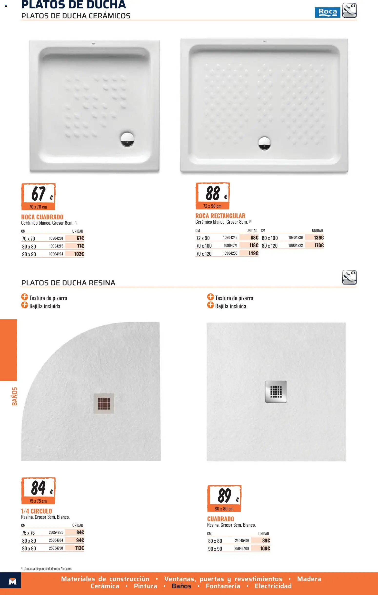 Obramat - Reformas Otono Imprenta Almacenes 20 Barcelona 2026 │ válido desde el 09/10/2026 | Página: 56 | Productos: Ducha, Puertas