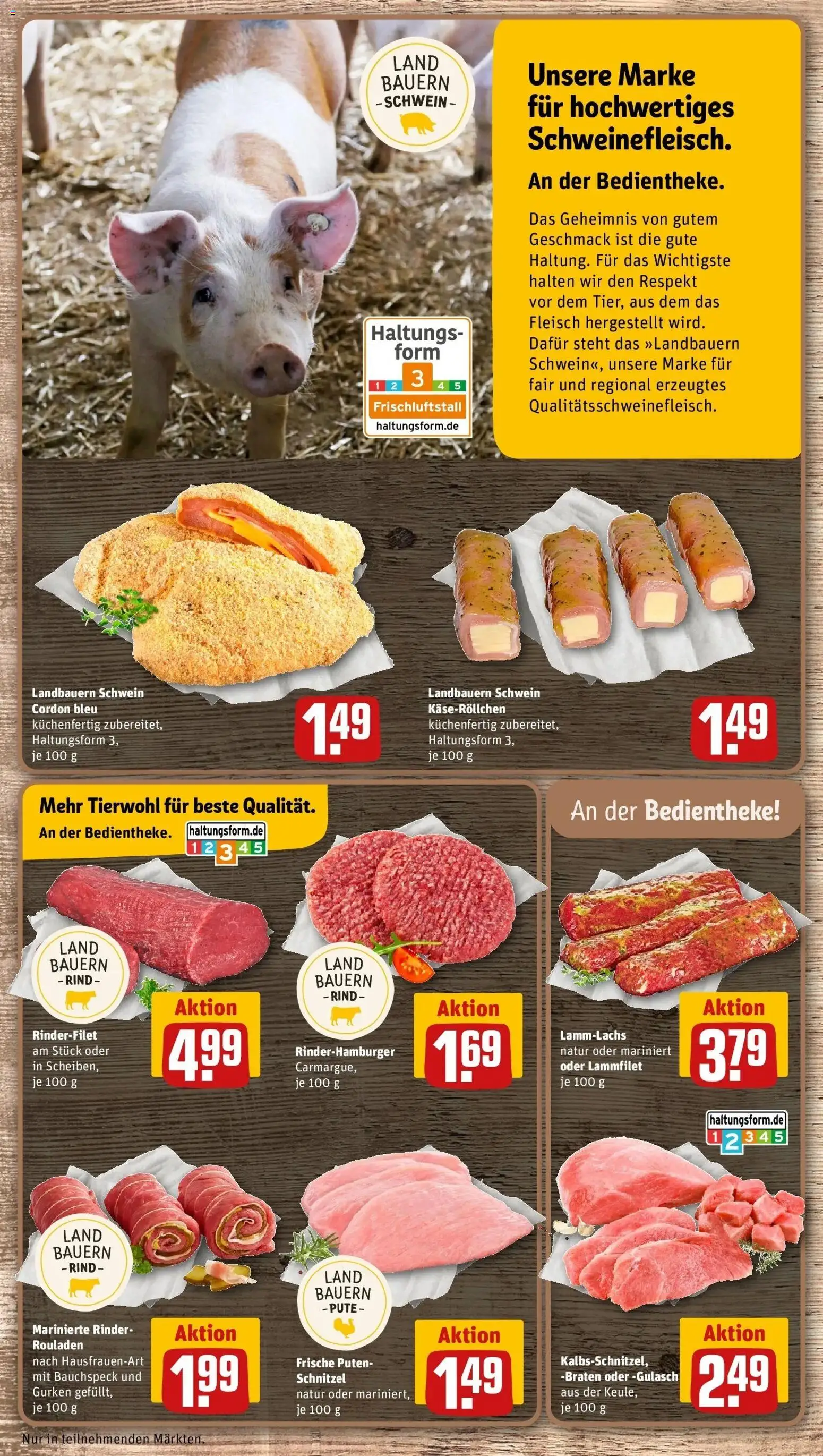 REWE Prospekt ab 28.09.2026 zum Blättern » Angebote | Seite: 16 | Produkte: Pute, Gulasch, Fleisch, Gurken