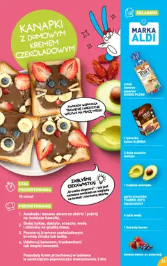 Pogląd oferty "Aldi Gazetka - Przepisy na pyszne śniadanie" - ważna od 05.08.2024 | Strona: 22 | Produkty: Kakao, Banan, Krem, Awokado