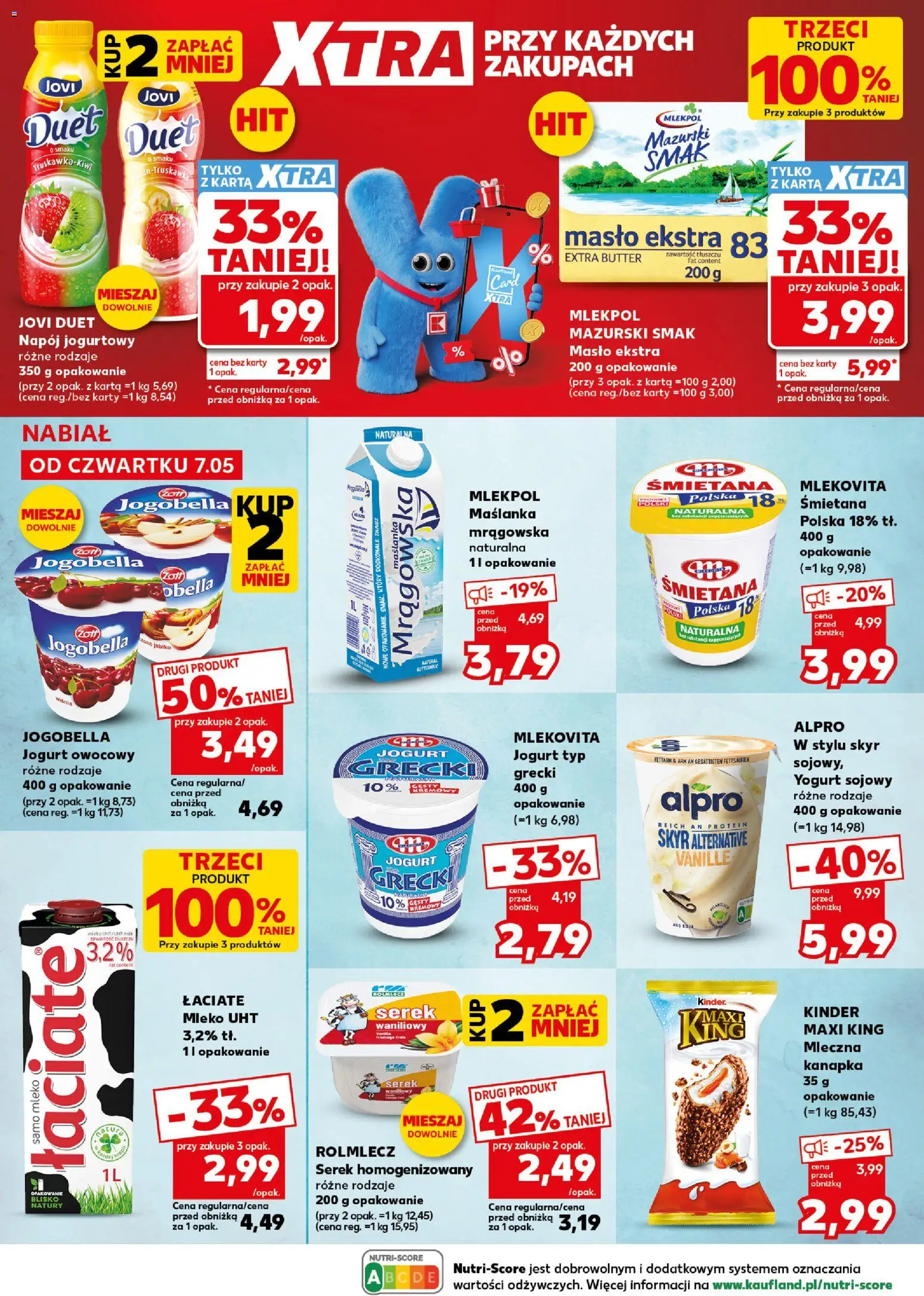 Kaufland Polsko leták - Mocny start od 11.05.2026 | Strana: 22 | Produkty: Mléko, Máslo, Jogurt, Skyr jogurt