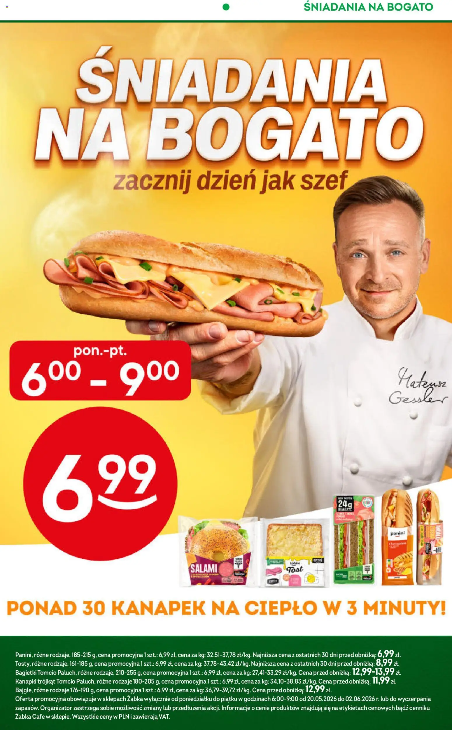 Żabka gazetka od 20.05.2026 | Strona: 8 | Produkty: Panini, Salami
