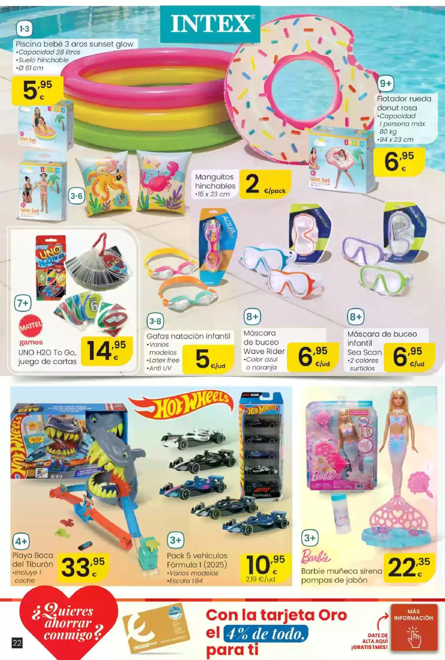 Eroski Oferta │ válido desde el 16/07/2026 | Página: 22 | Productos: Máscara, Jabón, Muñeca, Pellets résineux