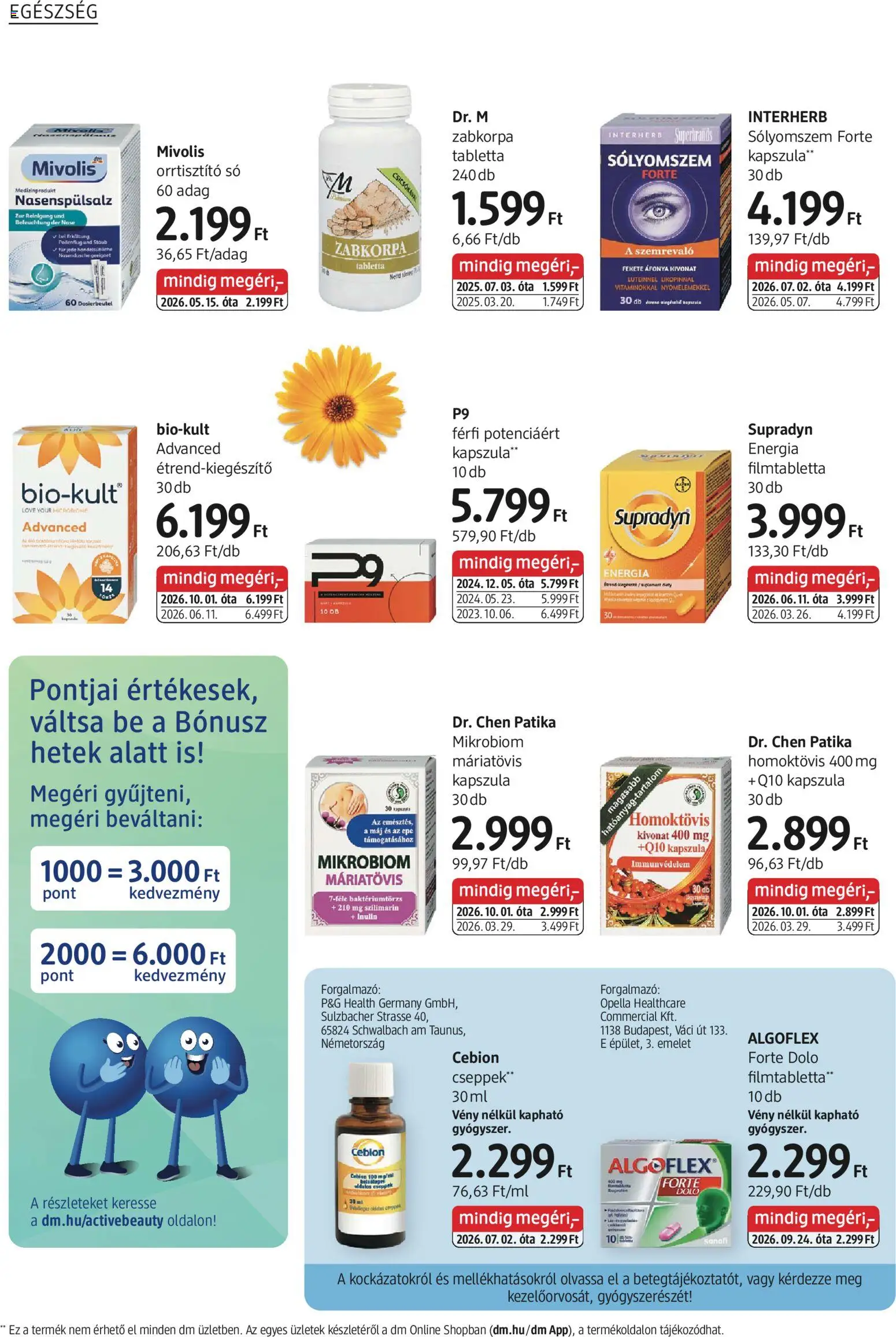 DM Drogerie Markt akciós ujság - amely érvényes a következő dátumtól: 2026.10.01. | Oldal: 18 | Termékek: Máj, Zabkorpa, Homoktövis, Só