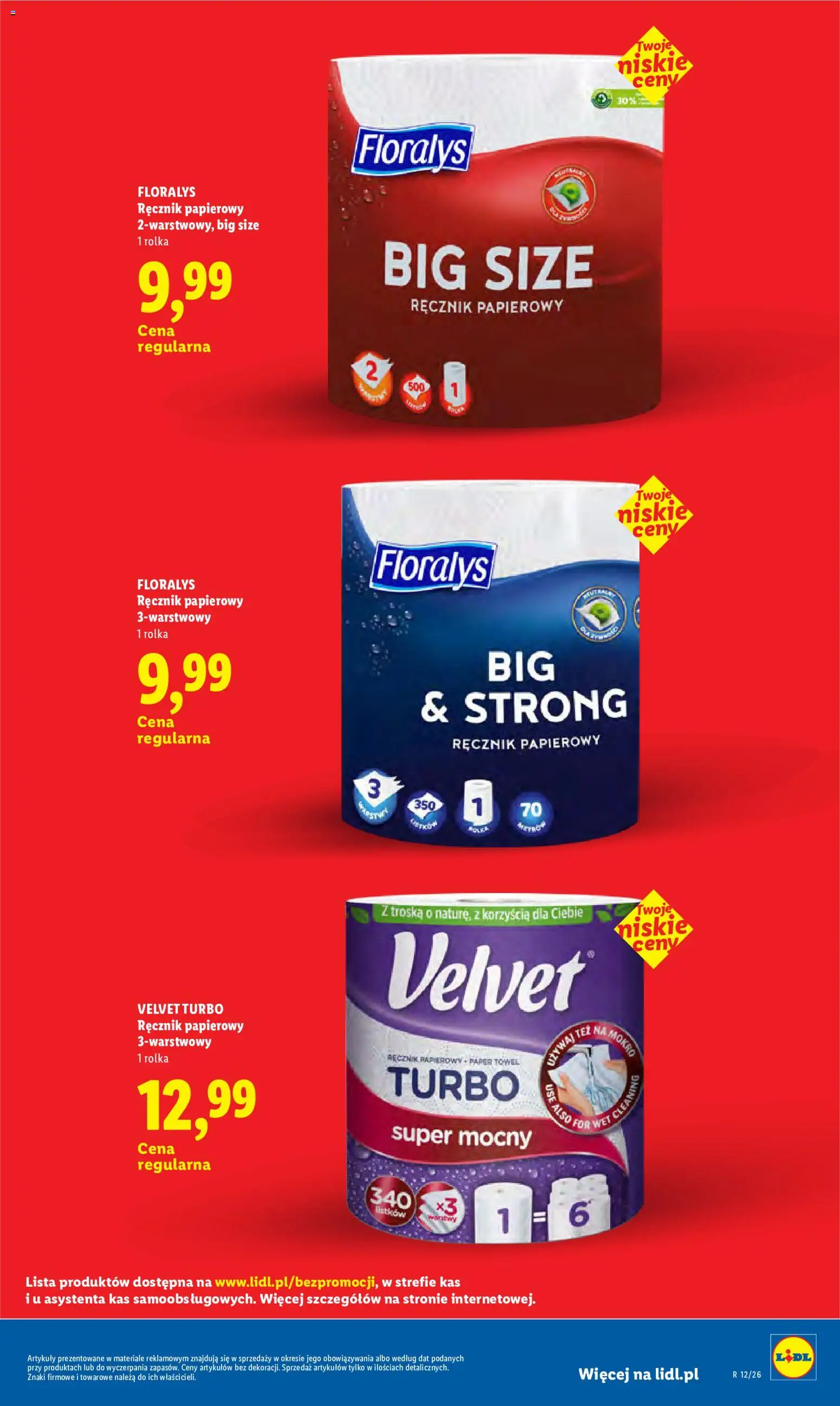 Lidl Polsko - Oszczędzaj każdego dnia od 21.08.2026 | Strana: 29 | Produkty: Velvet, Velvet Turbo