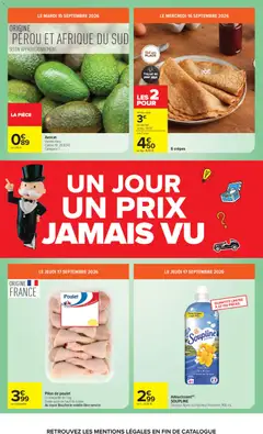 Carrefour - Prévisualisation de Avocat, Variété Hass, Calibre 18 203/243, Catégorie 1 valide à partir de 15/09/2026 | Page: 4