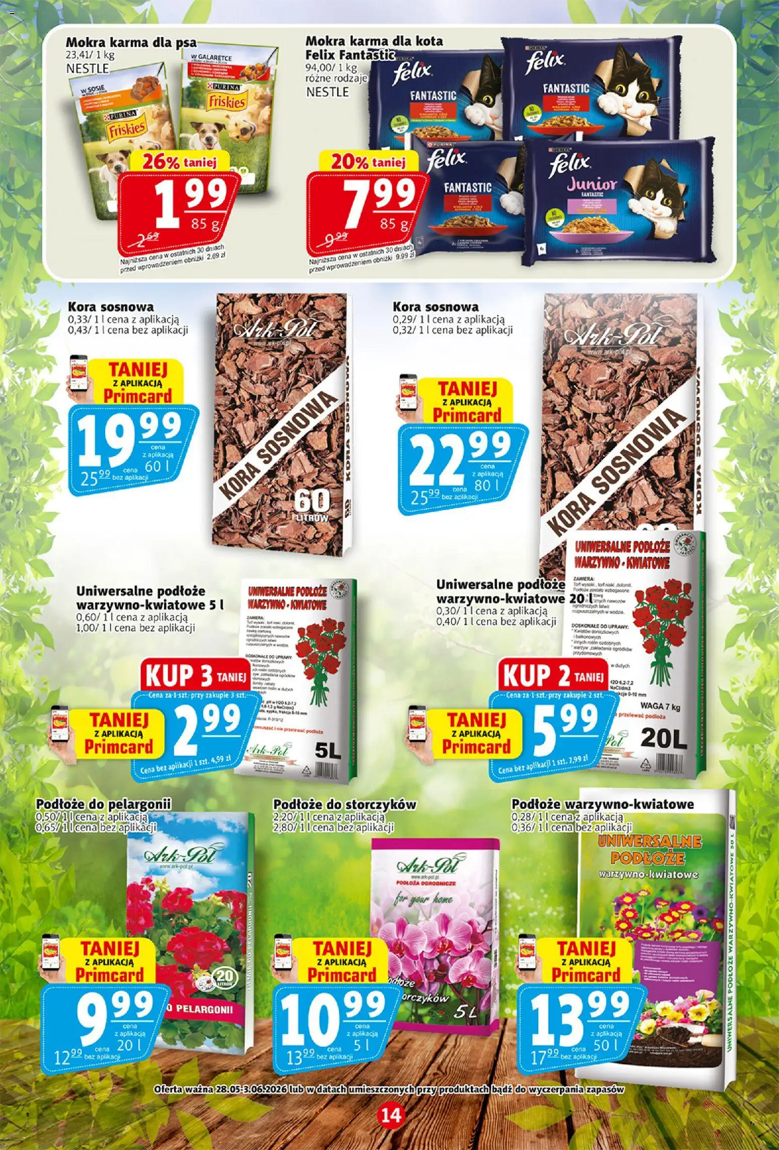 Prim Market gazetka od 28.05.2026 | Strona: 14 | Produkty: Waga, Karma dla kota, Karma dla psa
