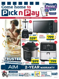Pick n Pay specials catalogue – valid from 25/08/2026