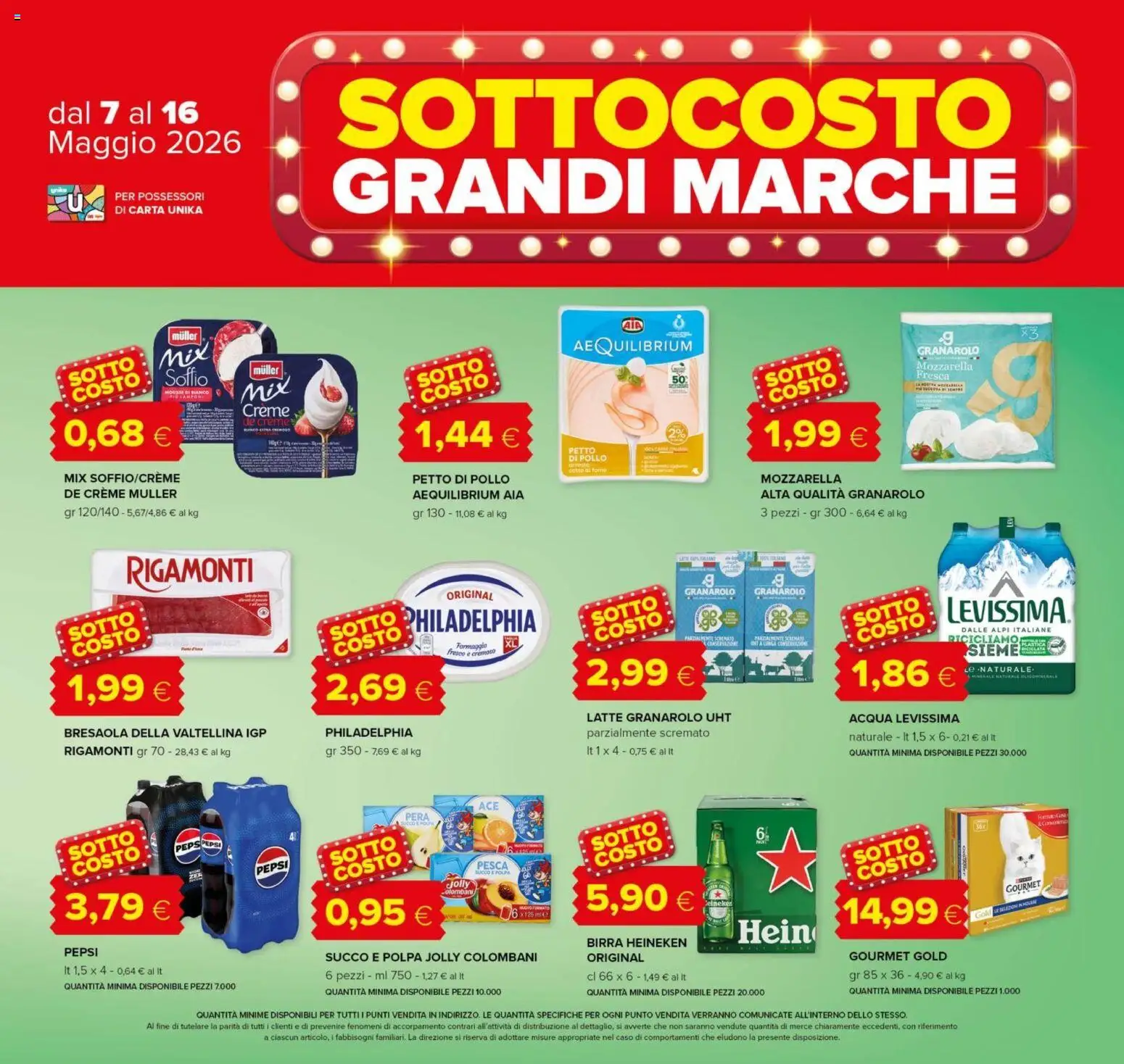 Volantino Oasi del 07.05.2026 | Pagina: 3 | Prodotti: Petto di Pollo, Pollo, Acqua, Latte