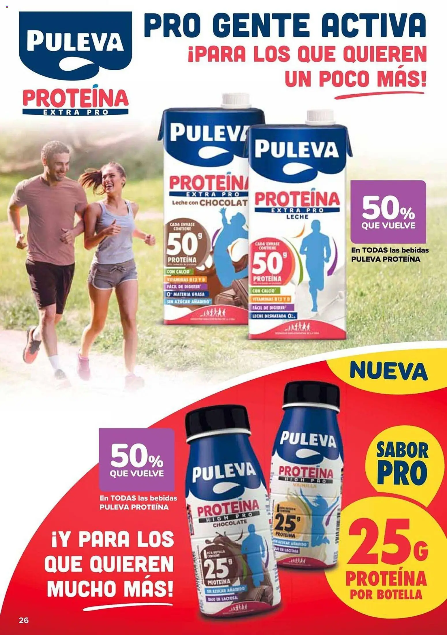 Carrefour folleto │ válido desde el 12.05.2026 | Página: 26 | Productos: Leche desnatada, Leche, Chocolate