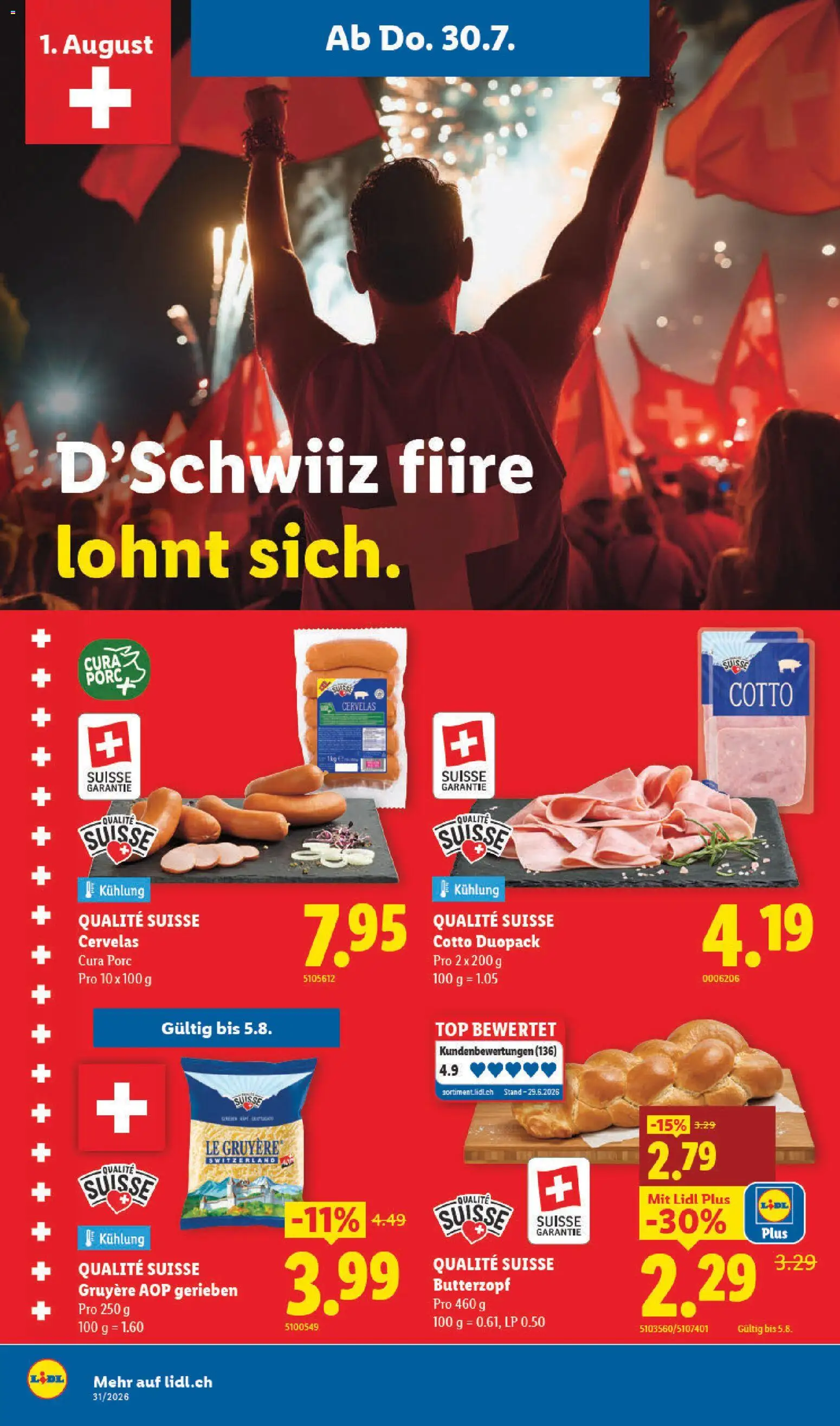 Lidl aktionen – gültig ab 30.07.2026 | Seite: 12 | Produkte: Top