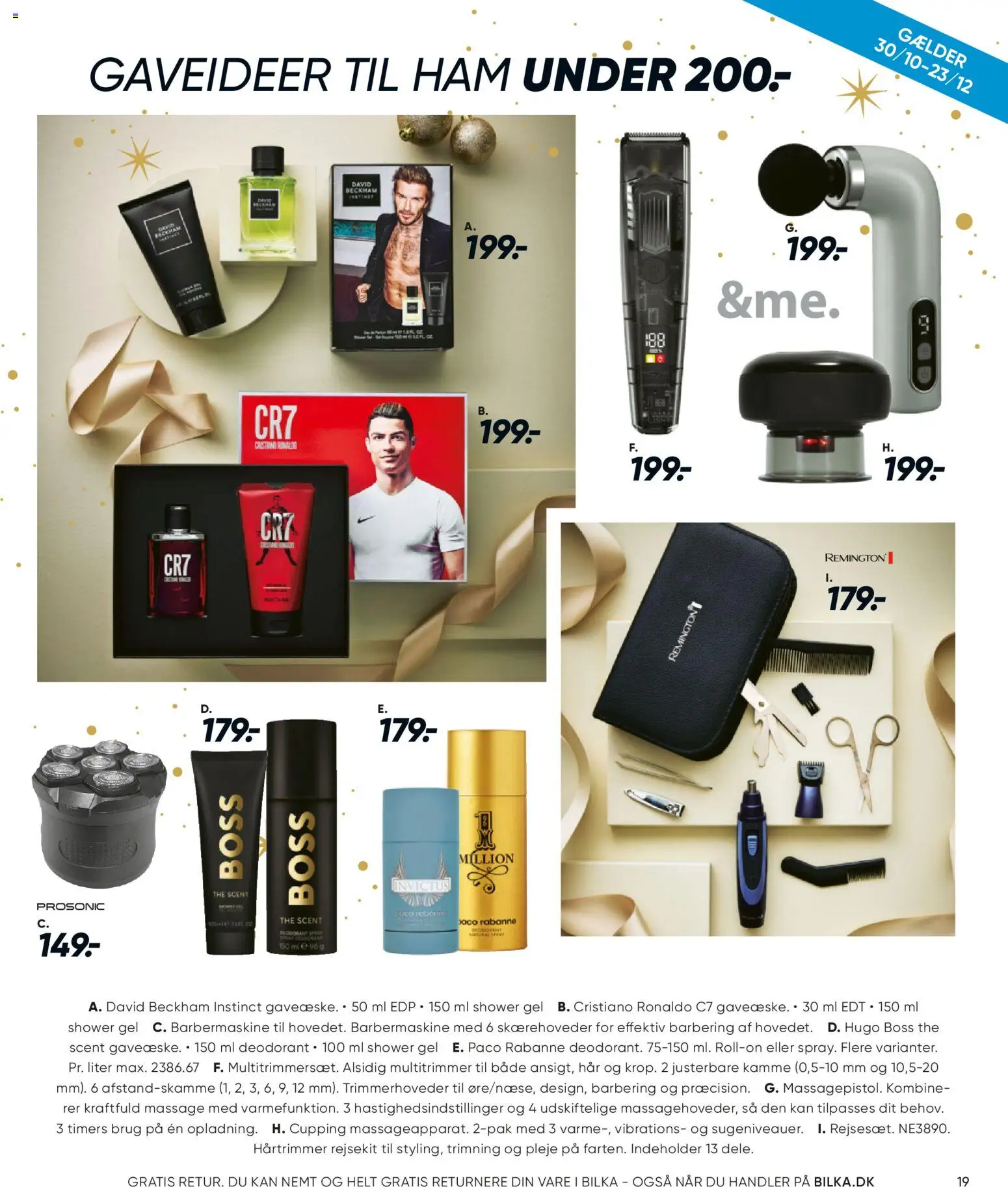 Bilka tilbudsavis – gyldig fra 30/10/2026 | Side: 65 | Produkter: Barbermaskine, Deodorant, Hårtrimmer