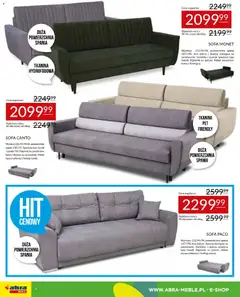 Pogląd oferty "Abra meble gazetka" - ważna od 13.05.2026 | Strona: 6 | Produkty: Sofa