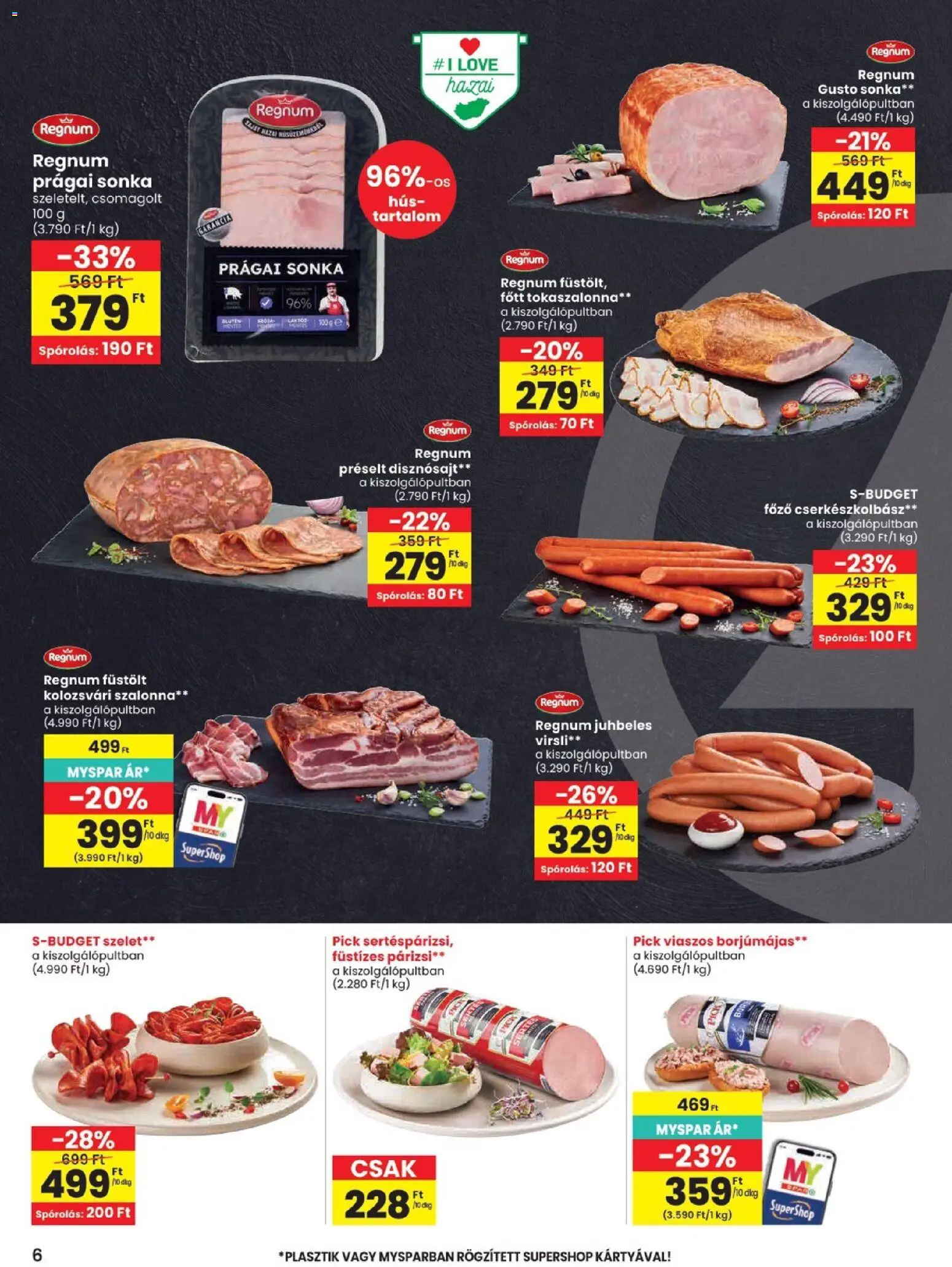 Spar akciós ujság - amely érvényes a következő dátumtól: 2026.11.05. | Oldal: 6