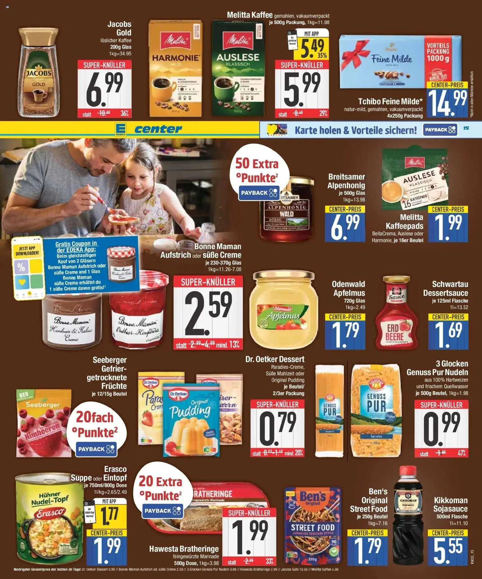Edeka Prospekt Krumbach (ab 10.08.2026) » Angebote Online | Seite: 19 | Produkte: Kaffeepads, Melitta kaffee, Nudeln, Erasco