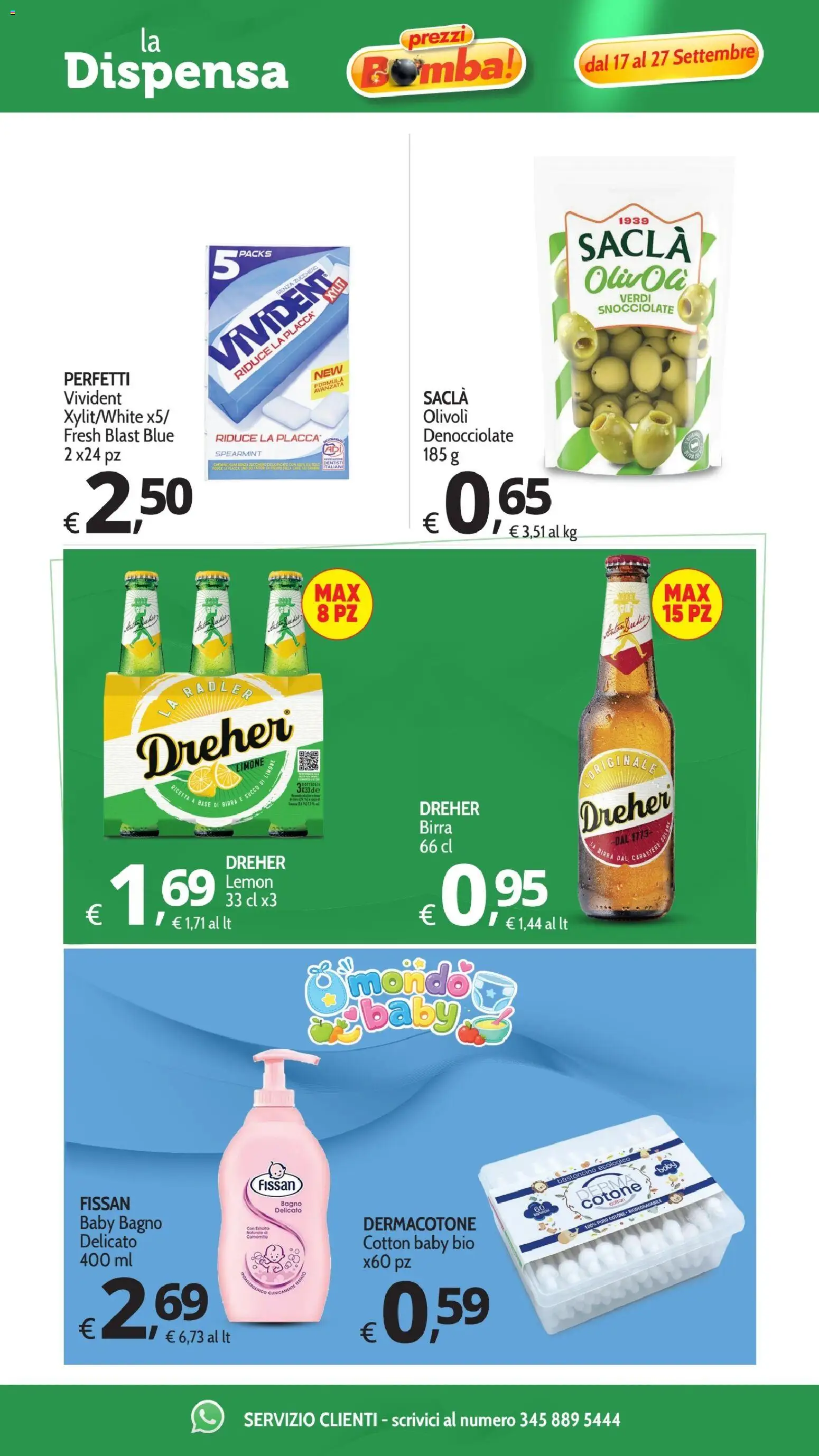 Volantino Primo Prezzo del 17/09/2026 | Pagina: 15 | Prodotti: Birra, Zucchero, Radler, Bagno