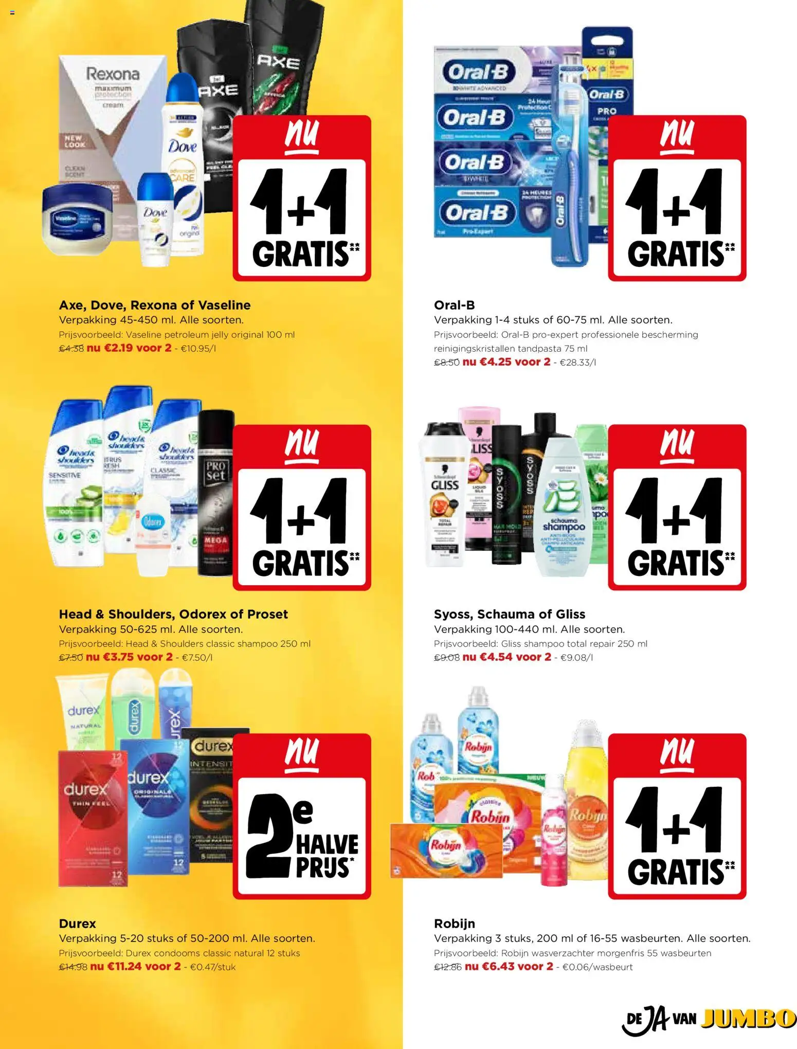 {H1} | Pagina: 13 | Producten: Condooms, Head & Shoulders, Shampoo, Tandpasta