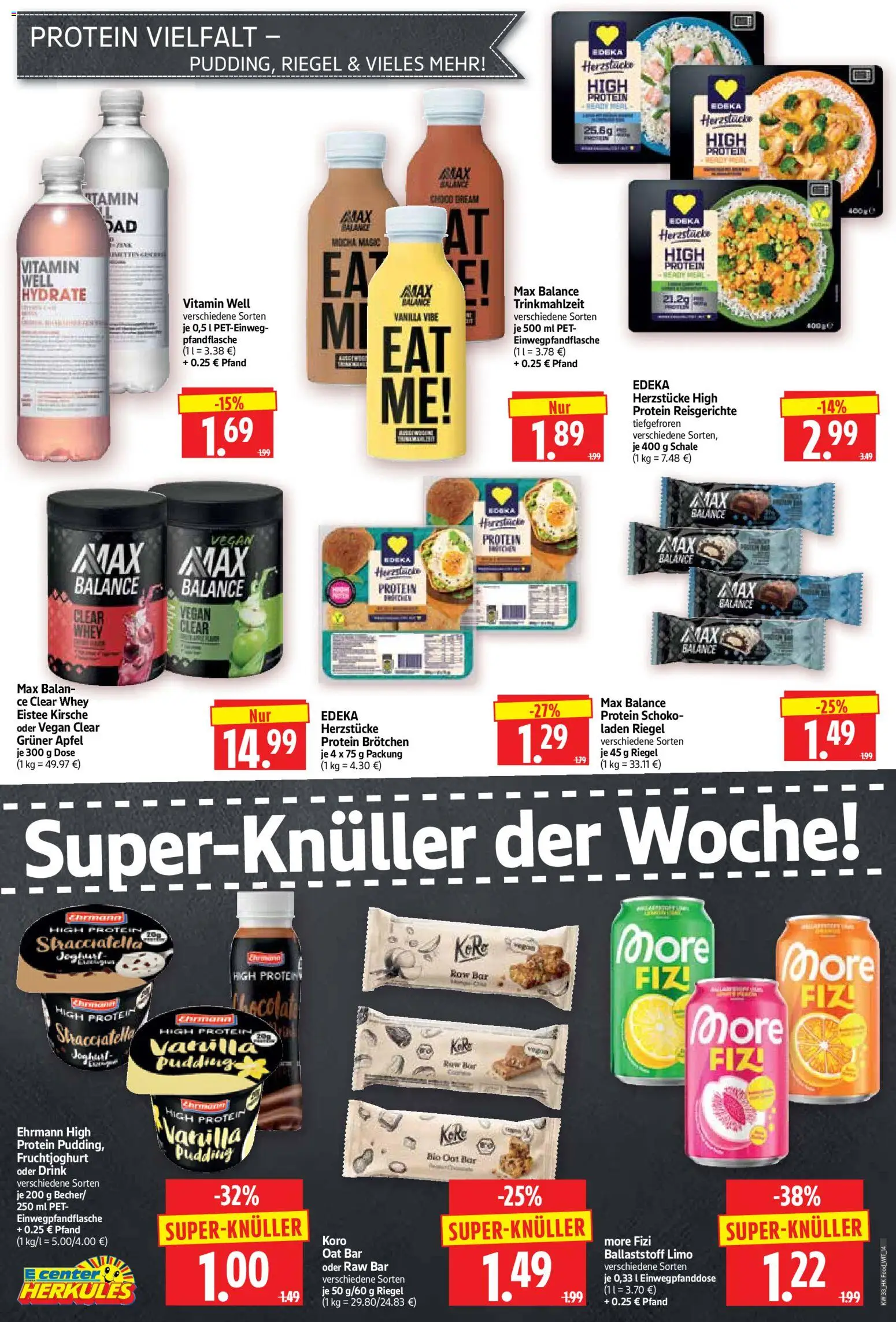 HERKULES Prospekt – gültig ab 10.08.2026 | Seite: 14 | Produkte: Joghurt, Äpfel, Fruchtjoghurt, Pudding