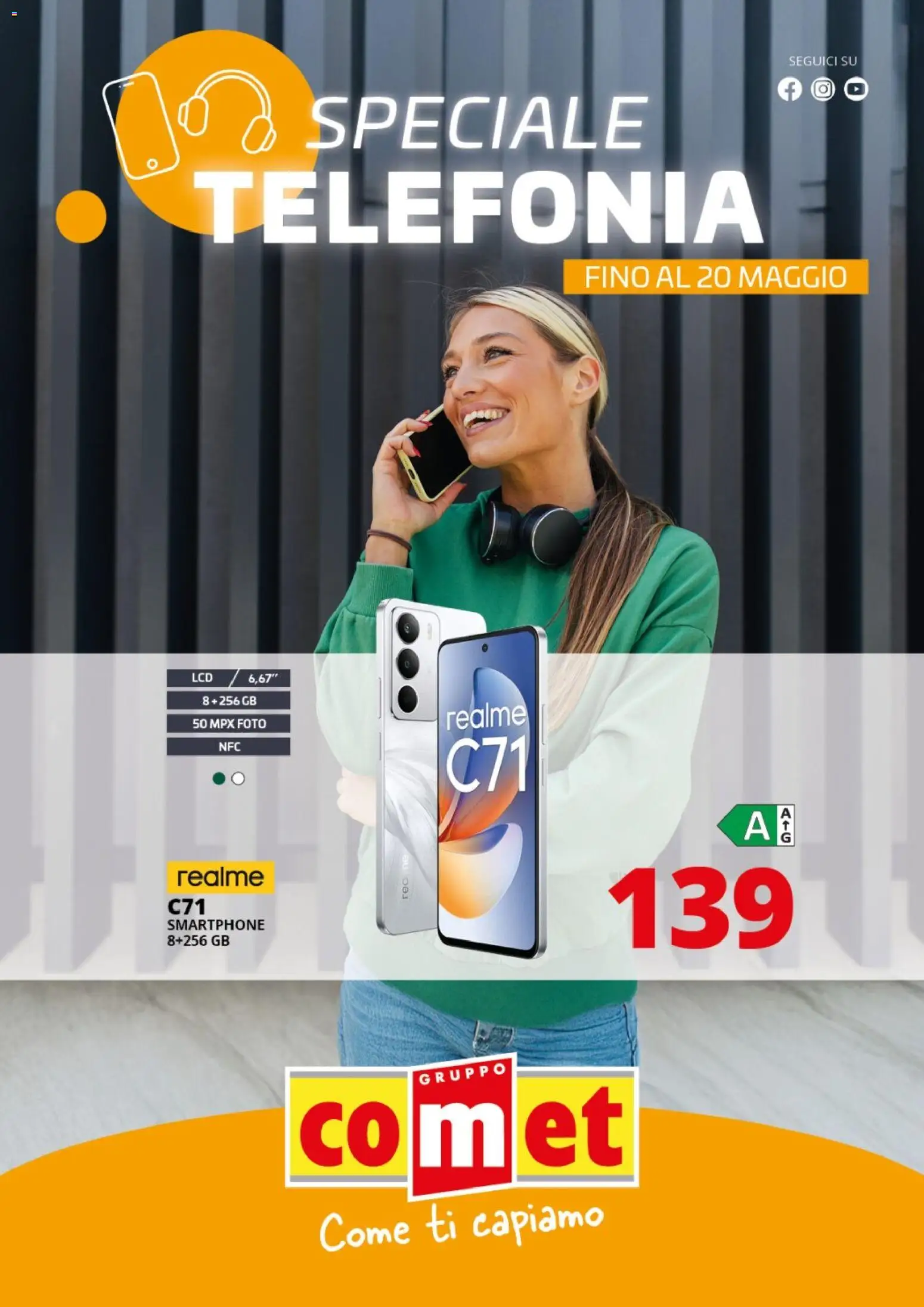 Volantino Comet del 08.05.2026 | Pagina: 1 | Prodotti: Smartphone