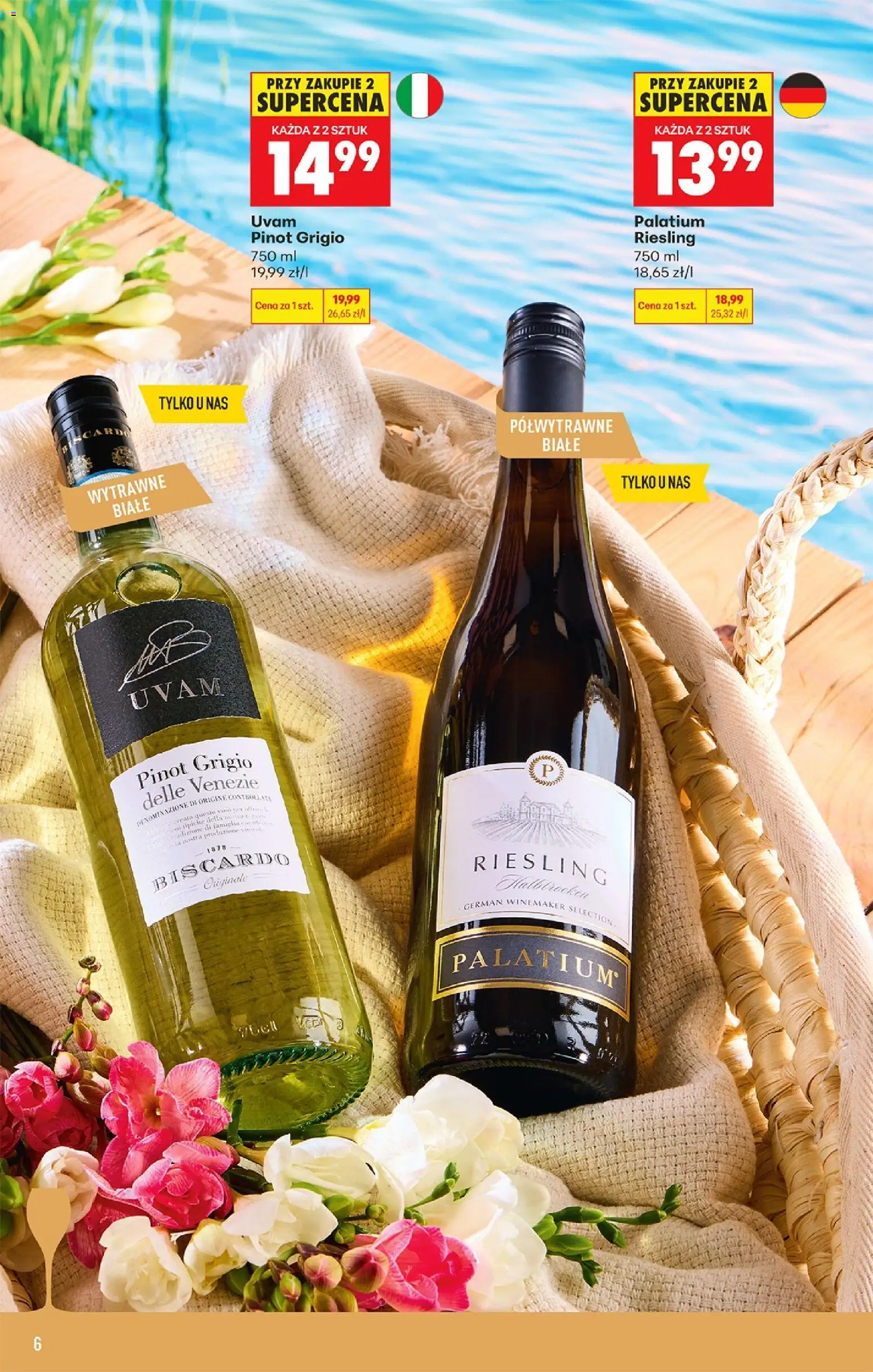 Biedronka gazetka - Czas na toast od 29.06.2026 | Strona: 6 | Produkty: Riesling