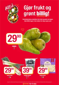 Forhåndsvisning av Coop Extra kundeavis gyldig fra 28/09/2026 | Side: 7 | Produkter: Frukt, Pærer, Ved, 1