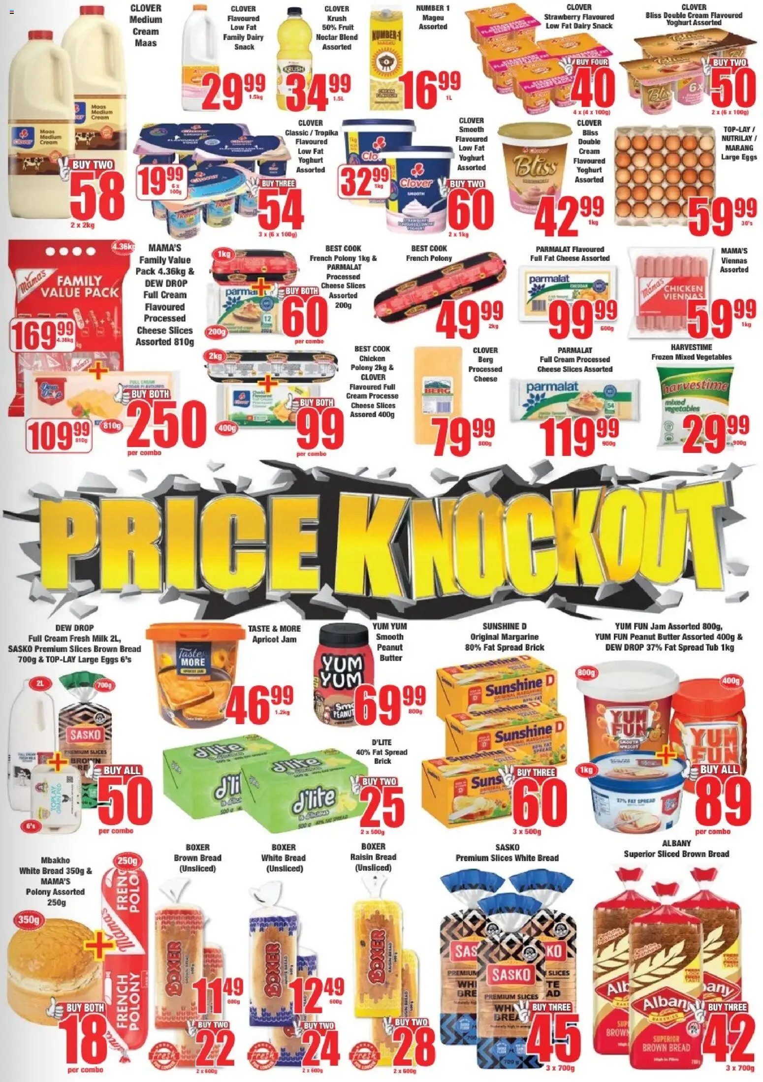 New Boxer catalogue – valid from 08.06.2026 | Page: 3 | Products: Milk, Eggs, Bread, Fruit