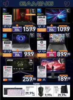 Anteprima del volantino Unieuro volantino valido a partire dal 07/09/2026 | Pagina: 16 | Prodotti: Monitor, Laptop, Tastiera, Video