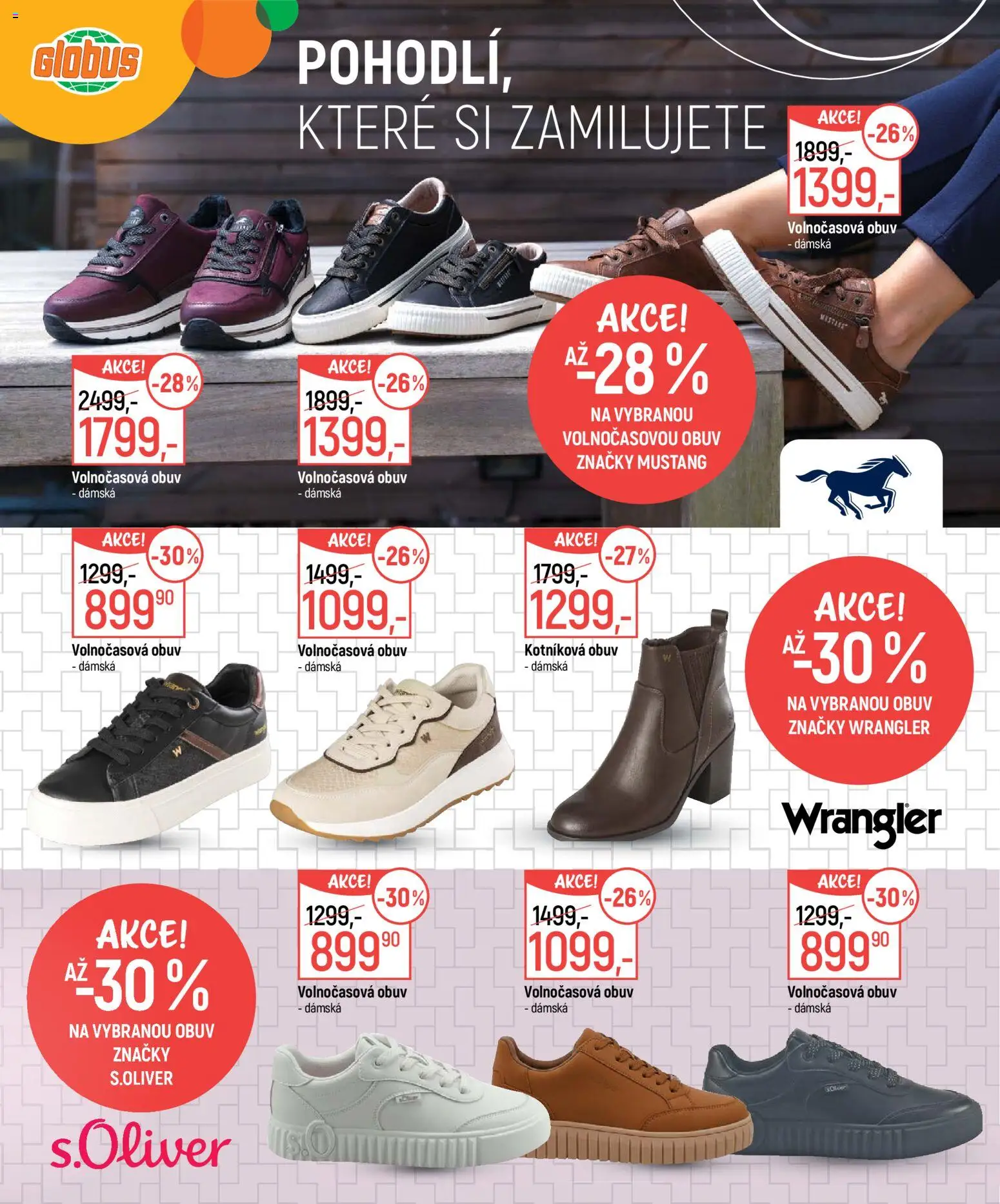 Globus leták - Pomáháme 30 let od 09.09.2026 | Strana: 8 | Produkty: Globus, Obuv