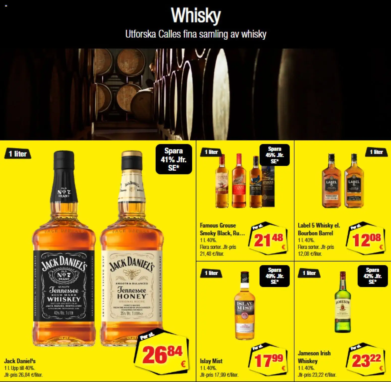Calle tilbudsavis – gyldig fra 08/07/2026 | Side: 4 | Produkter: Bourbon, Whisky